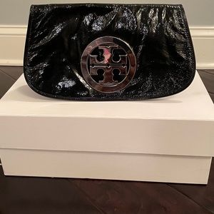 Black Patent Leather Clutch